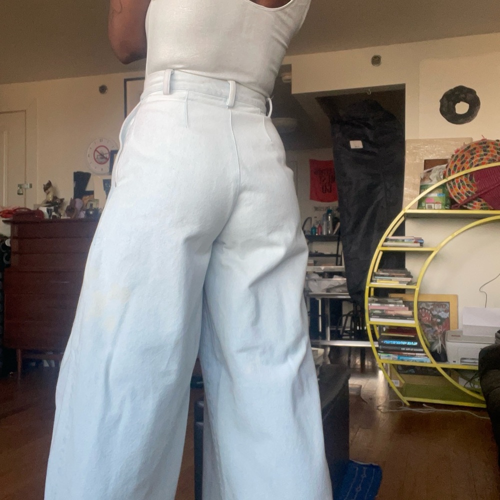 Fé Noel wide legged denim pants - Picture 2 of 3